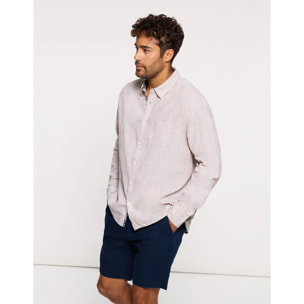 Camisa Manga Larga Beige - Sum