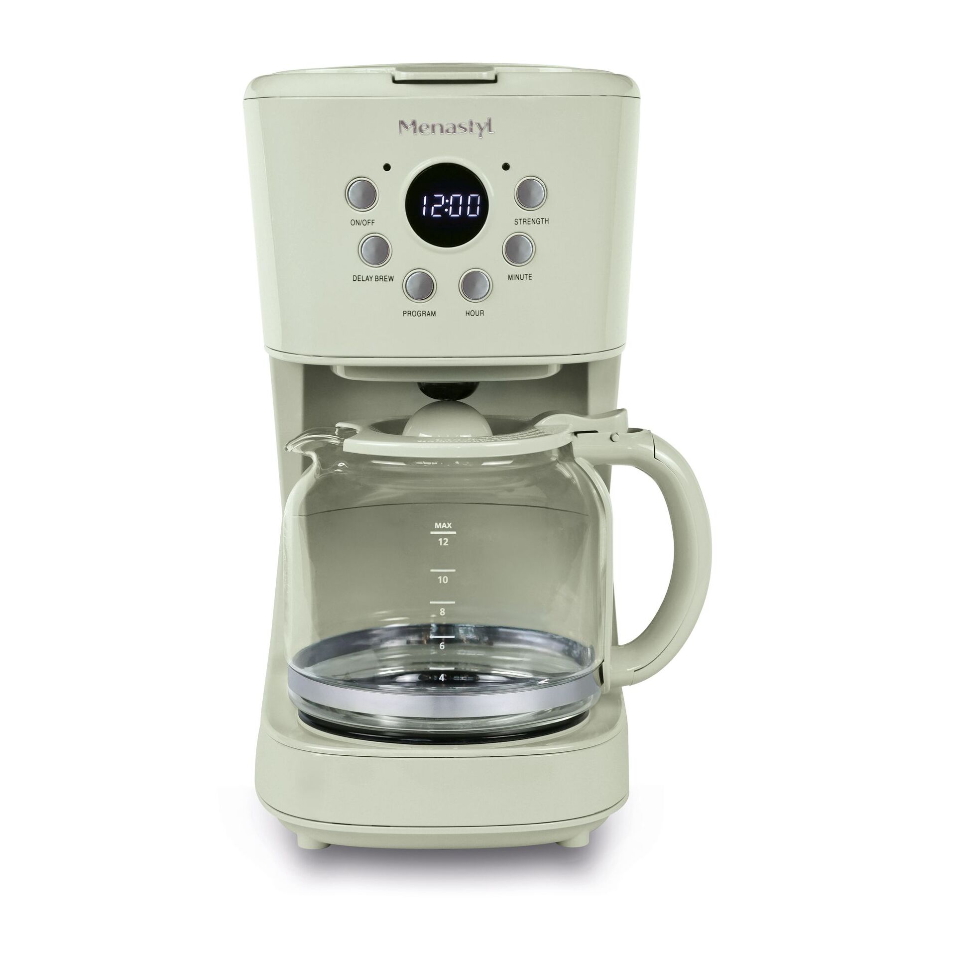Cafetière electrique 1,5L celadon RETRO