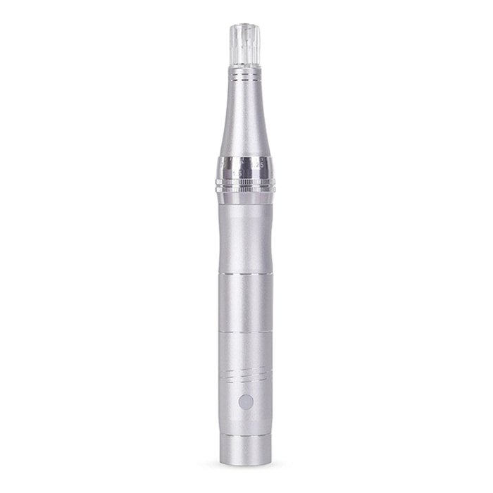 Lápiz de microagujas para belleza facial, de tres velocidades, batería recargable.
