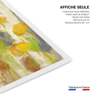 Poster boutons d'or Affiche seule