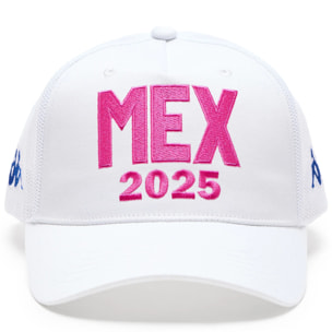 Cappelli Kappa Uomo Donna Truckmesh Mex Bianco