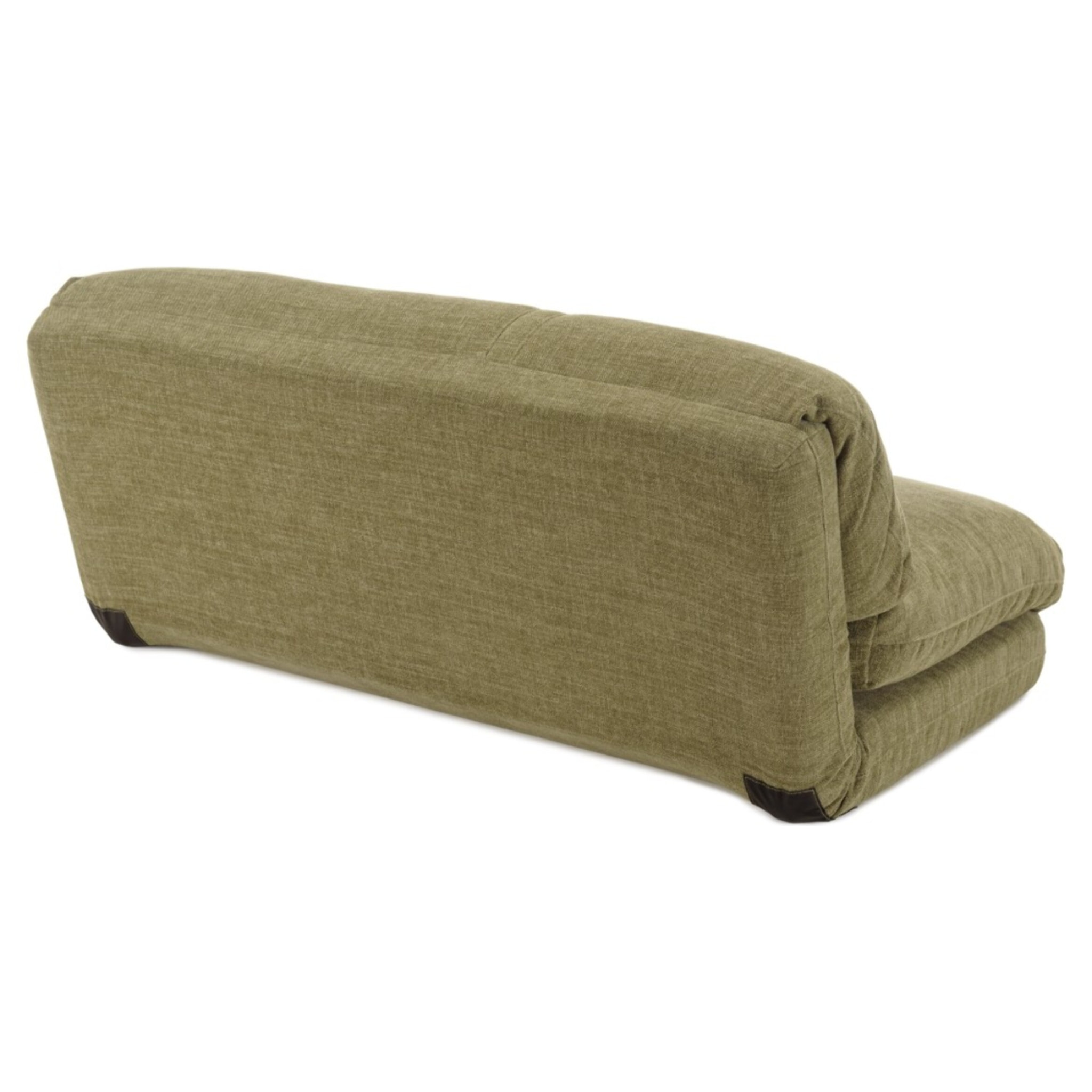 ANGELE - Chauffeuse convertible 2 places en tissu couleur vert
