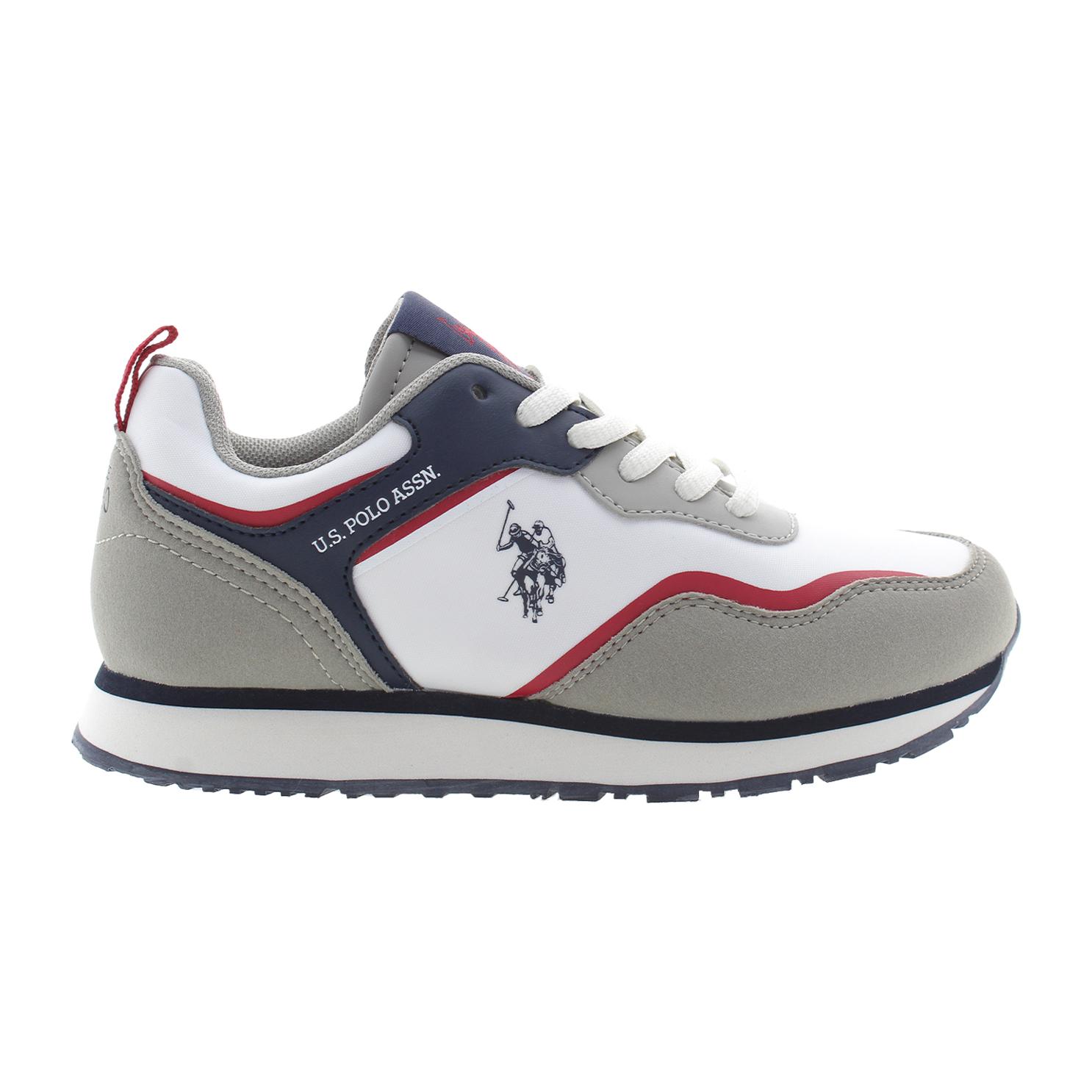 Sneakers U.S. Polo Assn. bianco-grigio chiaro