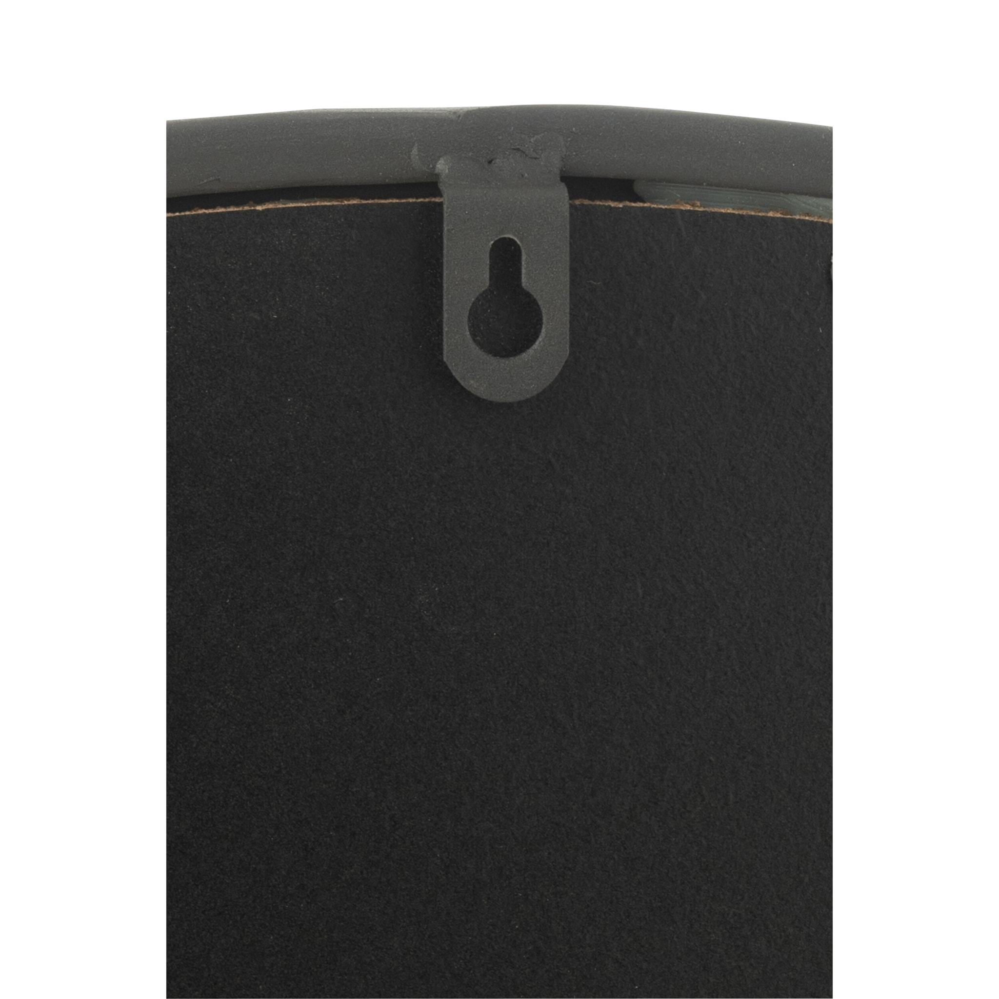 J-Line miroir Rond - noir - medium -  Ø 50 cm