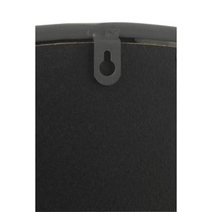 J-Line miroir Rond - noir - medium -  Ø 50 cm