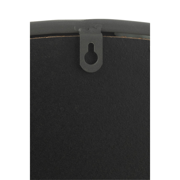 J-Line miroir Rond - noir - medium -  Ø 50 cm