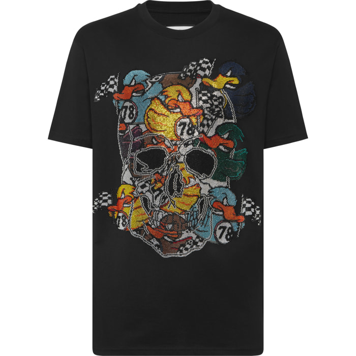 PHILIPP PLEIN T-shirt girocollo a maniche corte DUCK