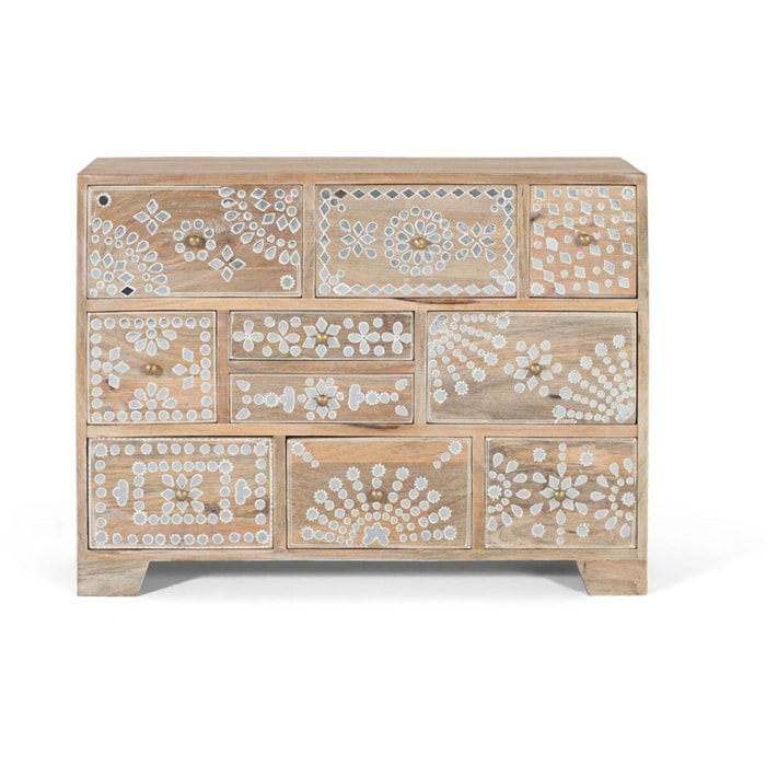 Cómoda de diez cajones - 60x81x33cm