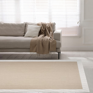 Tapis LIVING DECO Sable-Blanc