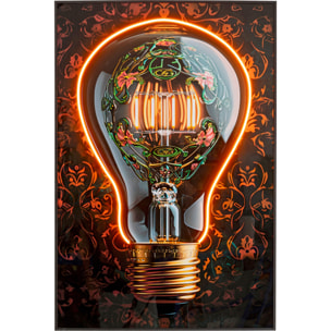 Tableau LED ampoule 80x120cm Kare Design