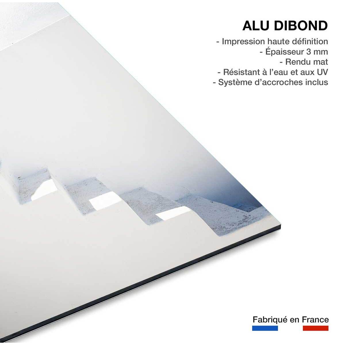 Tableau escaliers sur oia Tableau alu Dibond