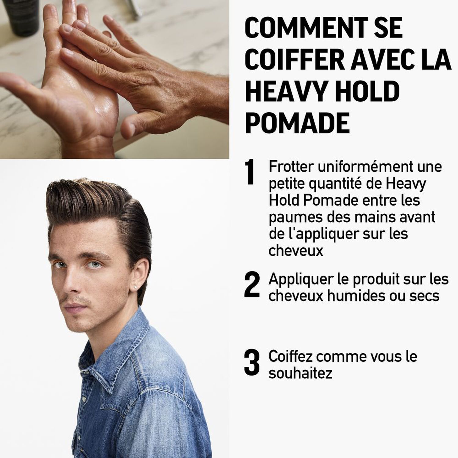 HEAVY HOLD POMADE™ - Cire coiffante
