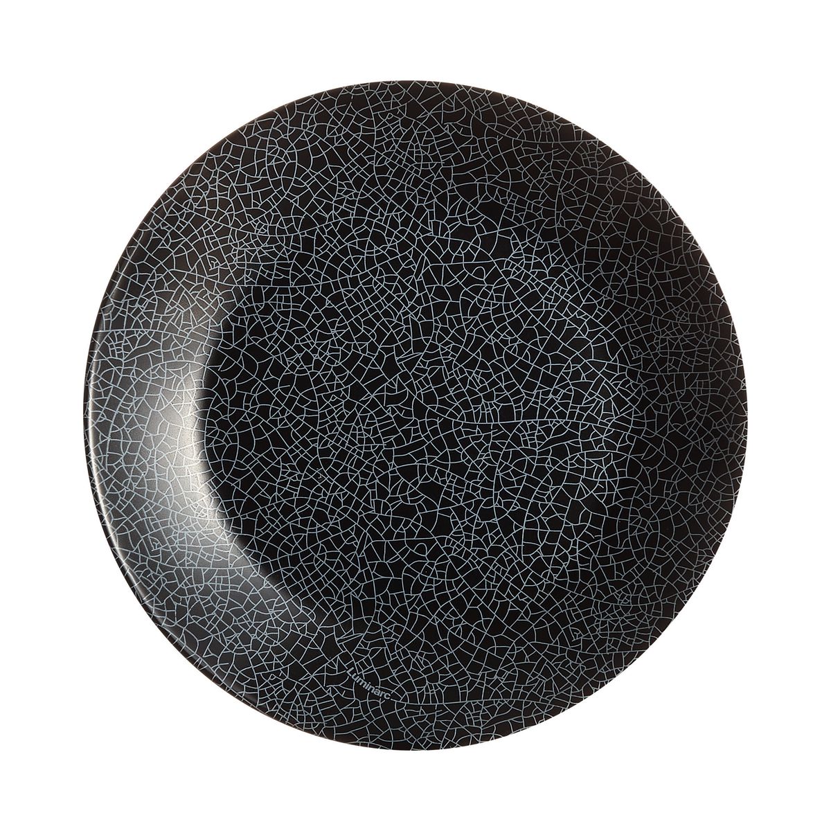 Assiette à dessert noire 18 cm Zoe - Luminarc