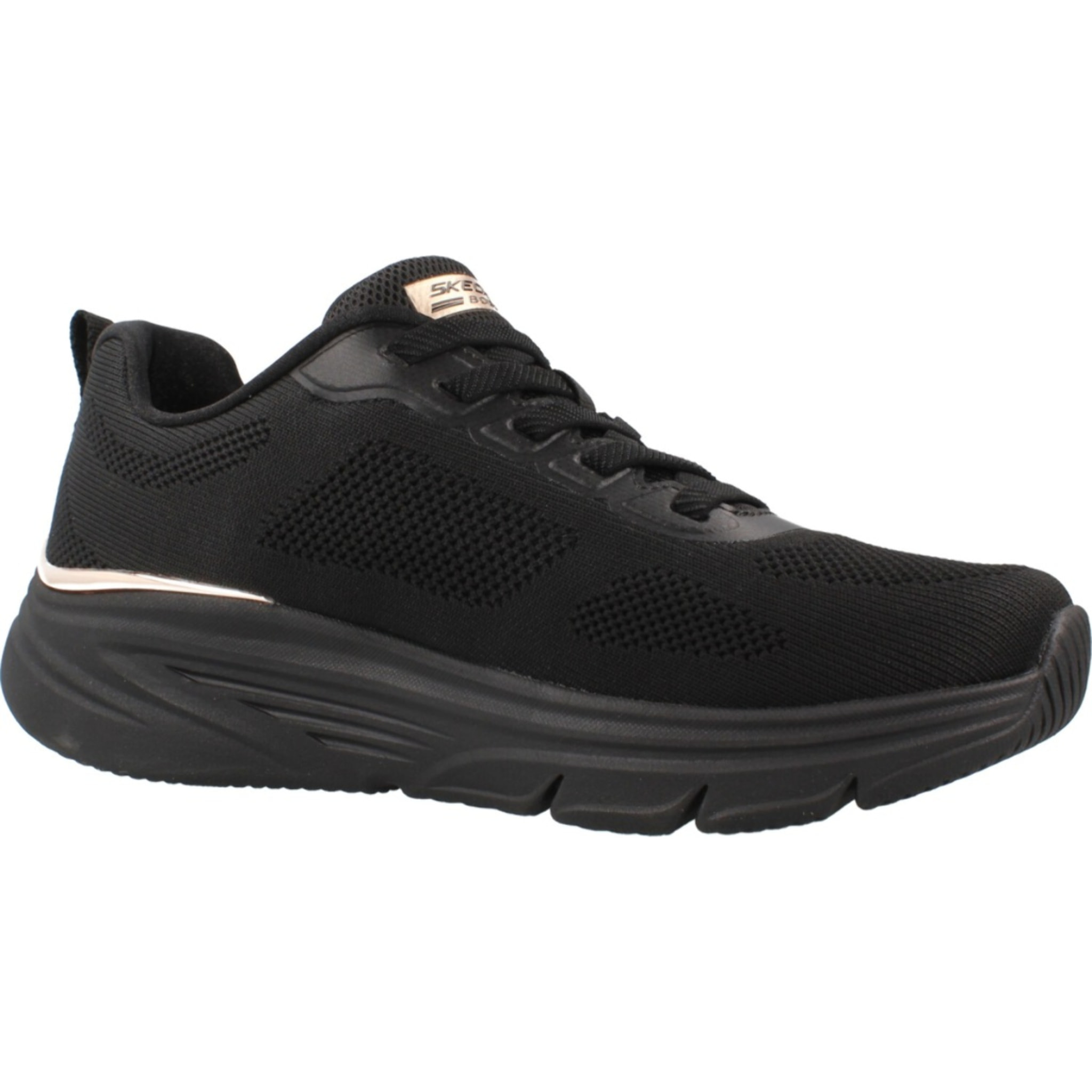Sneakers De  Mujer Bobs Arch Fit Elev8 Negro