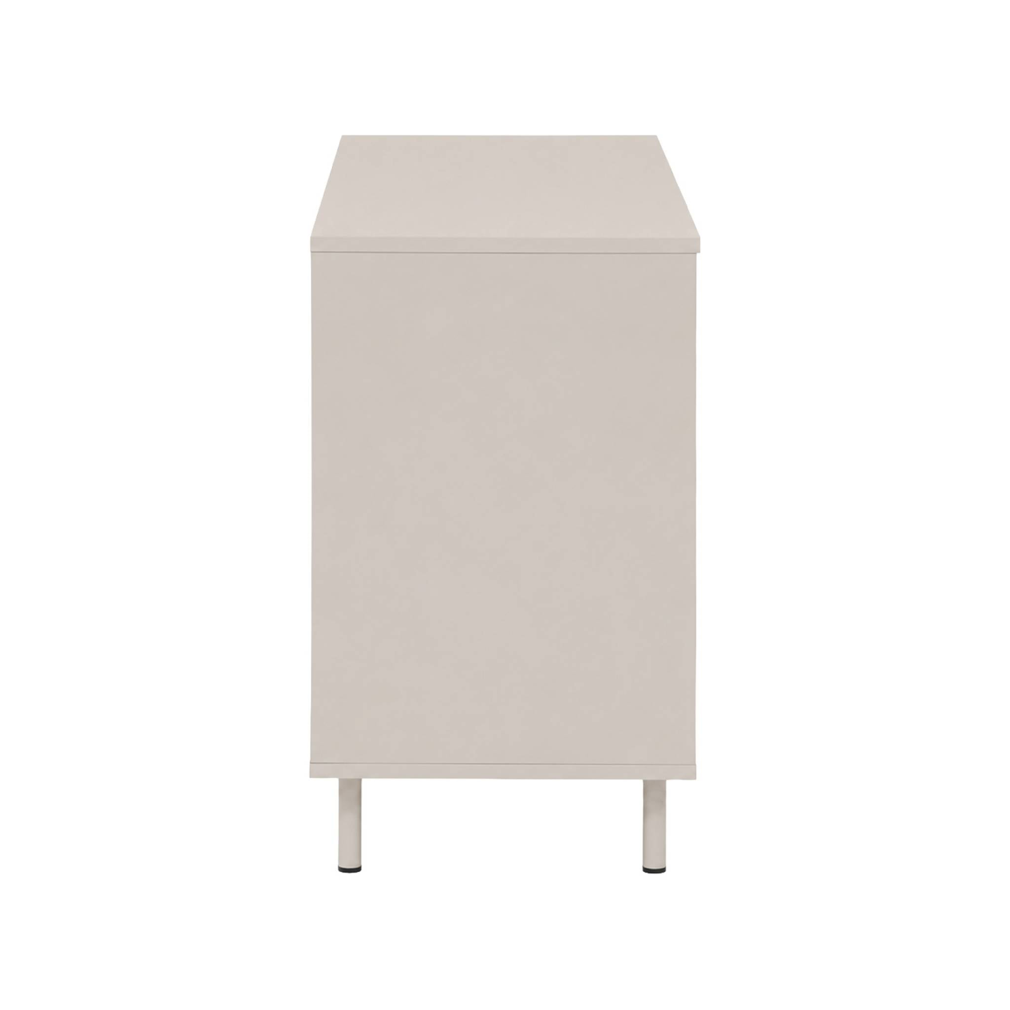 Buffet décor bois et métal 3 portes 120cm ELLIE