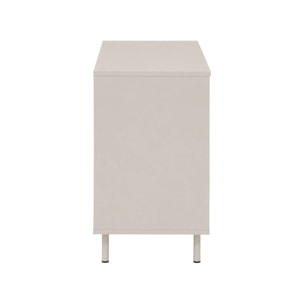 Buffet décor bois et métal 3 portes 120cm ELLIE