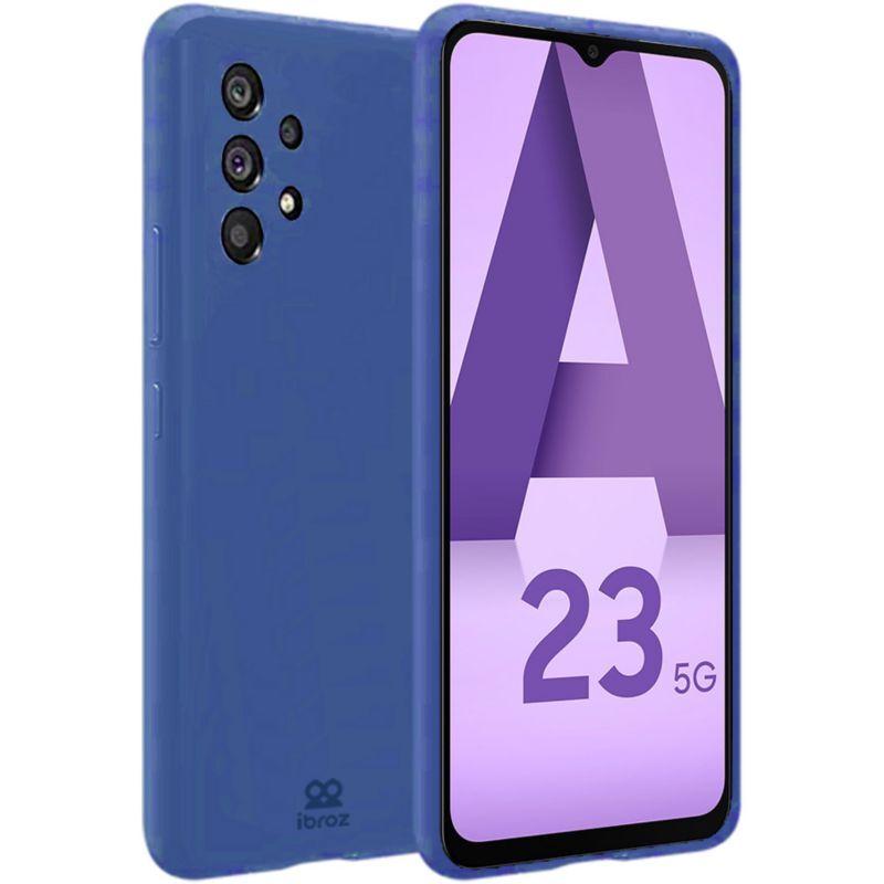 Coque IBROZ Samsung Galaxy A23 5G Silicone bleu