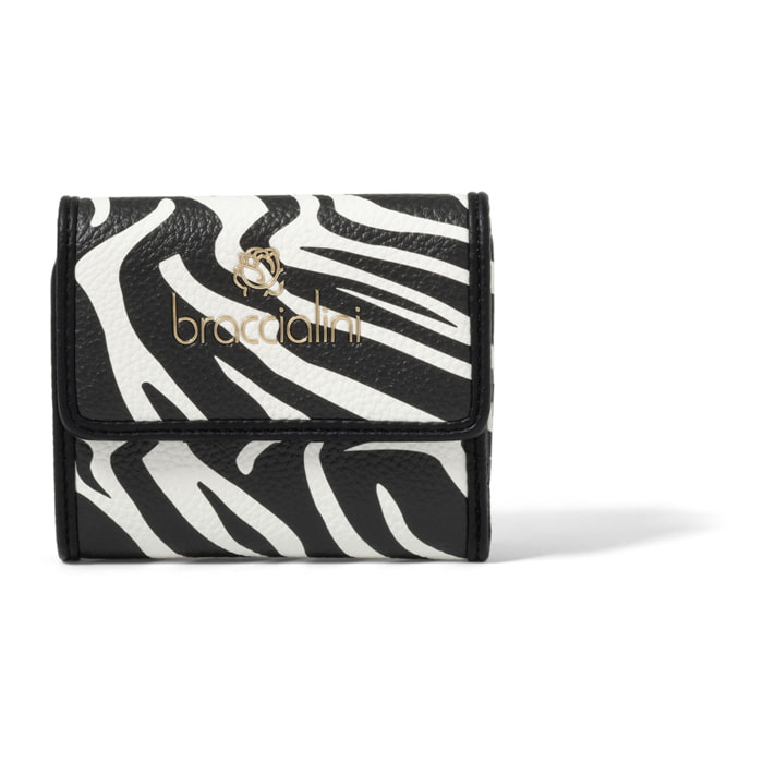 Portafoglio  da donna In Poliestere e Poliuretano Prodotto artigianale 11x8,5x4 cm