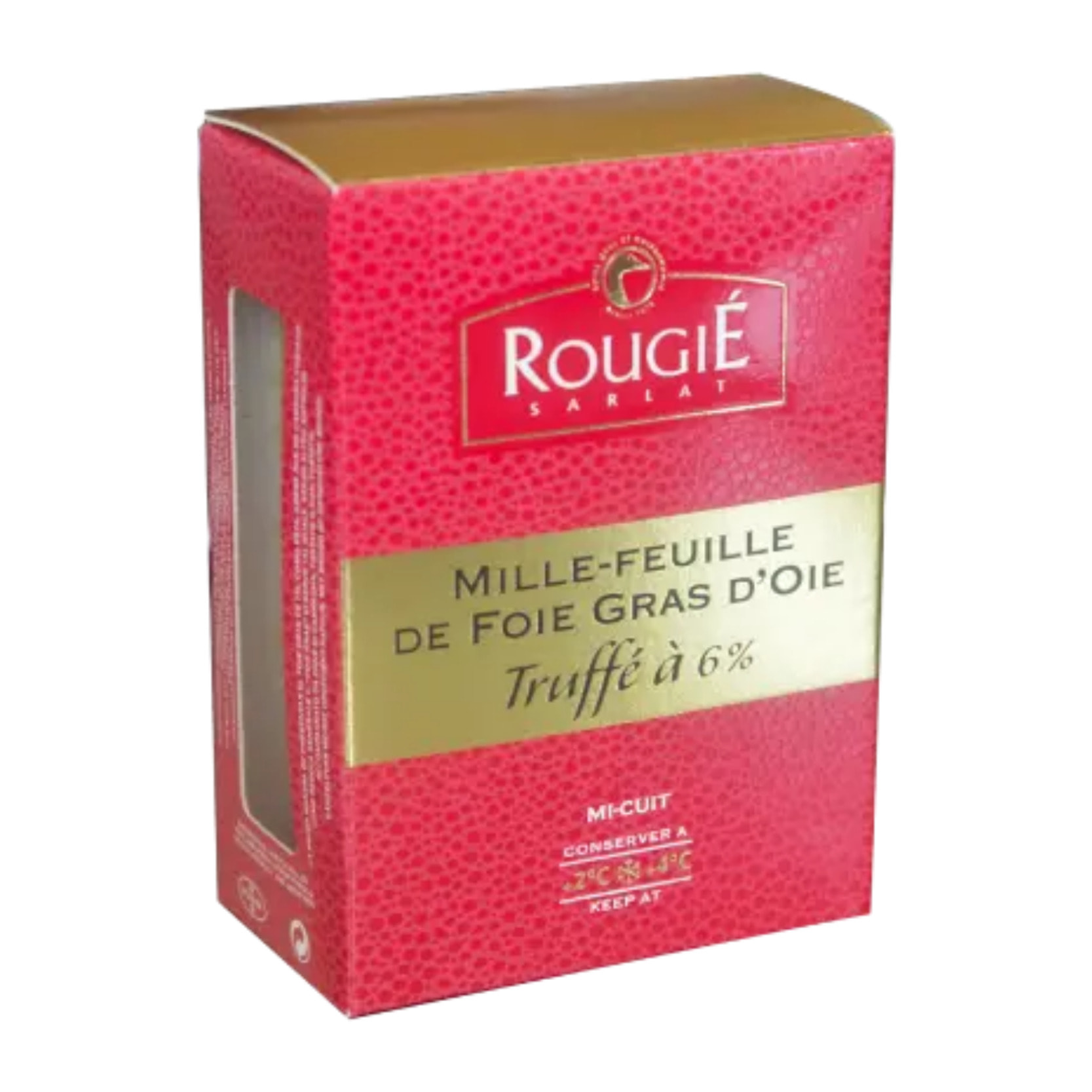 Millefeuille de foie gras d'oie truffé 6% - 180g