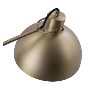 Lampadaire en métal couleur laiton - Jersey