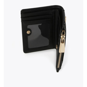 Portafoglio nero e dorato