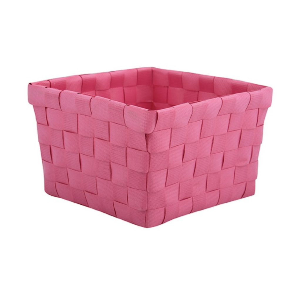 Panier de rangement 14x14x9cm Fuschia MSV