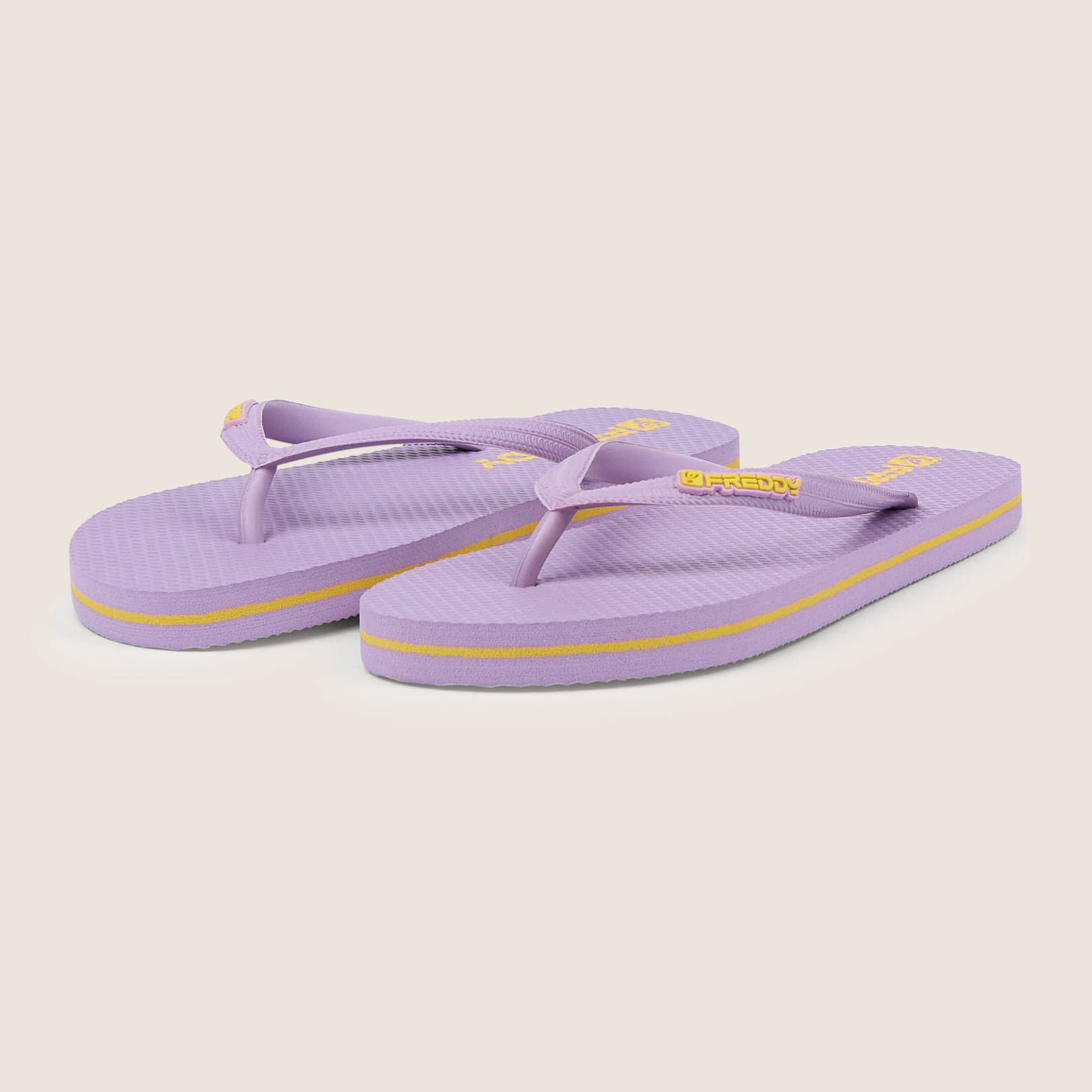 Infradito flip-flop donna con riga a contrasto e loghi