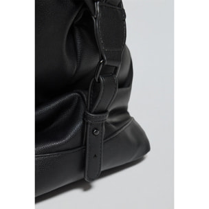 Bolsa negra Kent con cremallera y detalles Polo Club