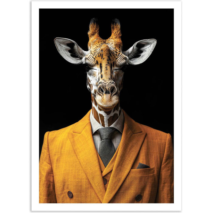 Affiche - Giraffe Wild Suits - Philippe Hugonnard