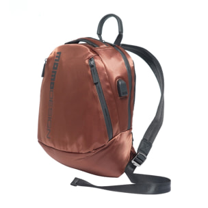 Zaino uomo casual Evoque - Poliuretano - Chiusura zip - 27.0 x 35.0 x 15.0 cm