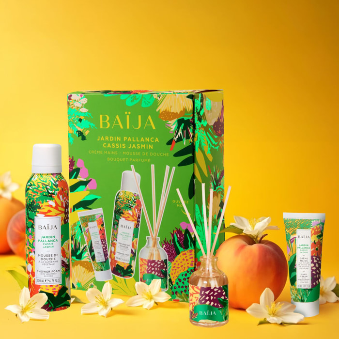 Jardin Pallanca - Coffret Mousse de Douche 200 ml + 2 Produits