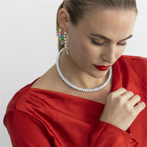 Collar con Circonita Brillante acabado plata