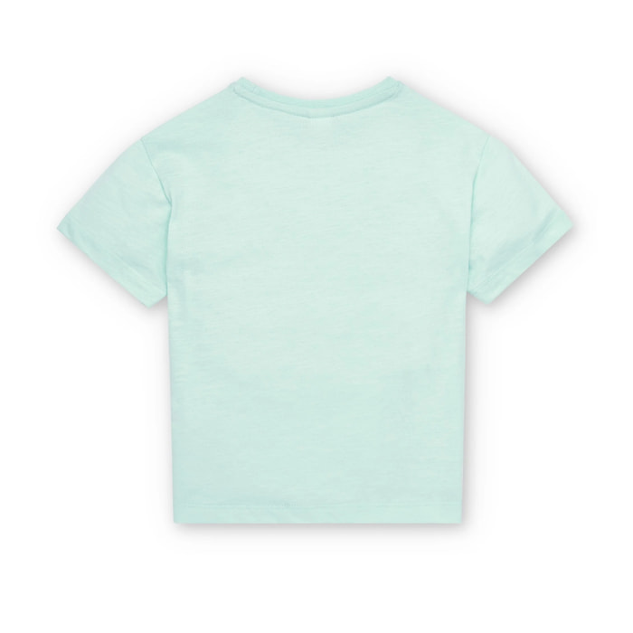 Camiseta de niño aguamarina