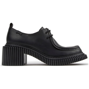 Zapatos de cordones - CAMPER Pix London - Negro - Piel lisa