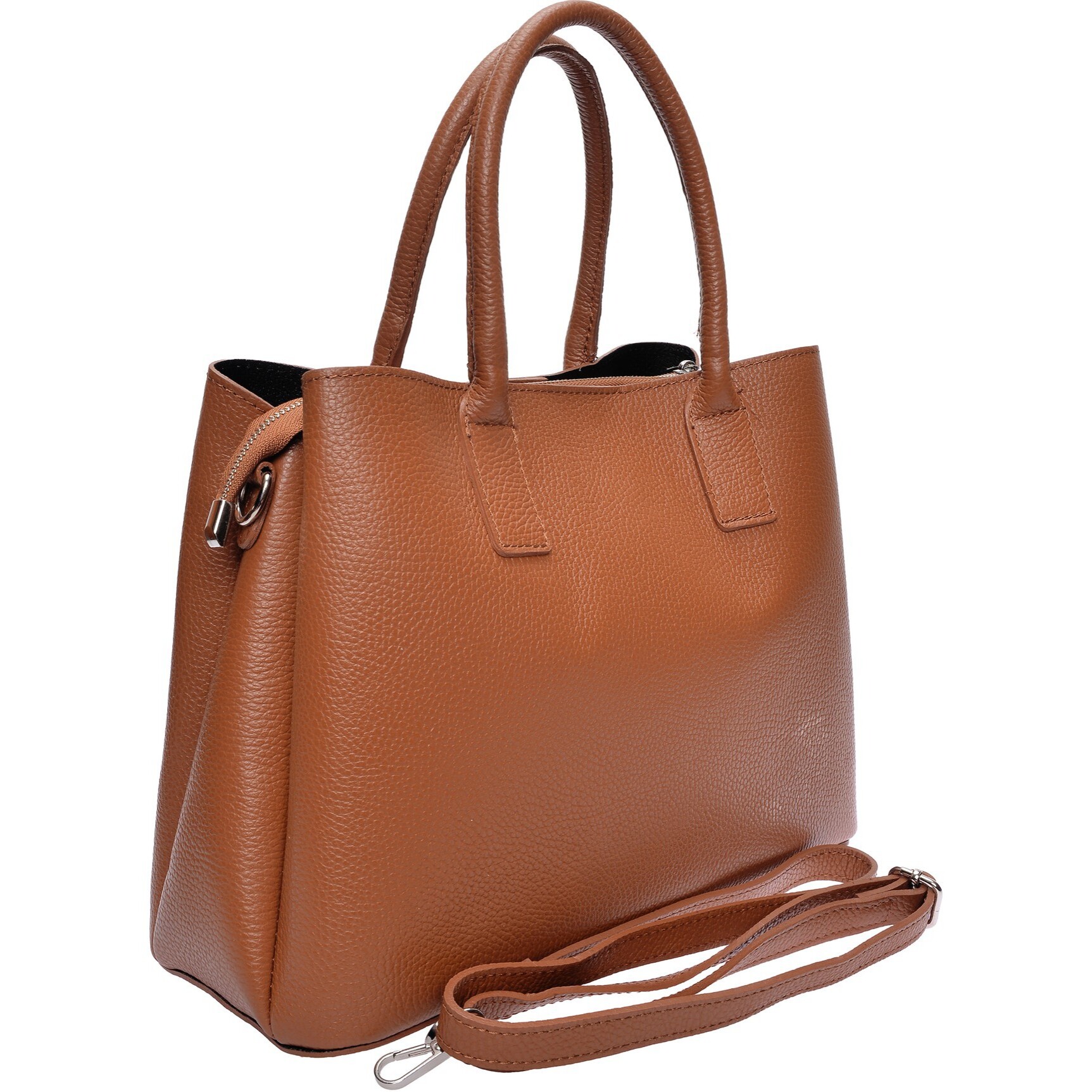 Borsa a mano Anna Luchini Cammello