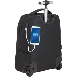 Mochila trolley business ordenador y tablet usb 43x32 cm