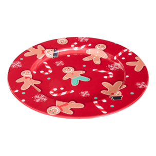 ASSIETTE PRES NOEL METAL