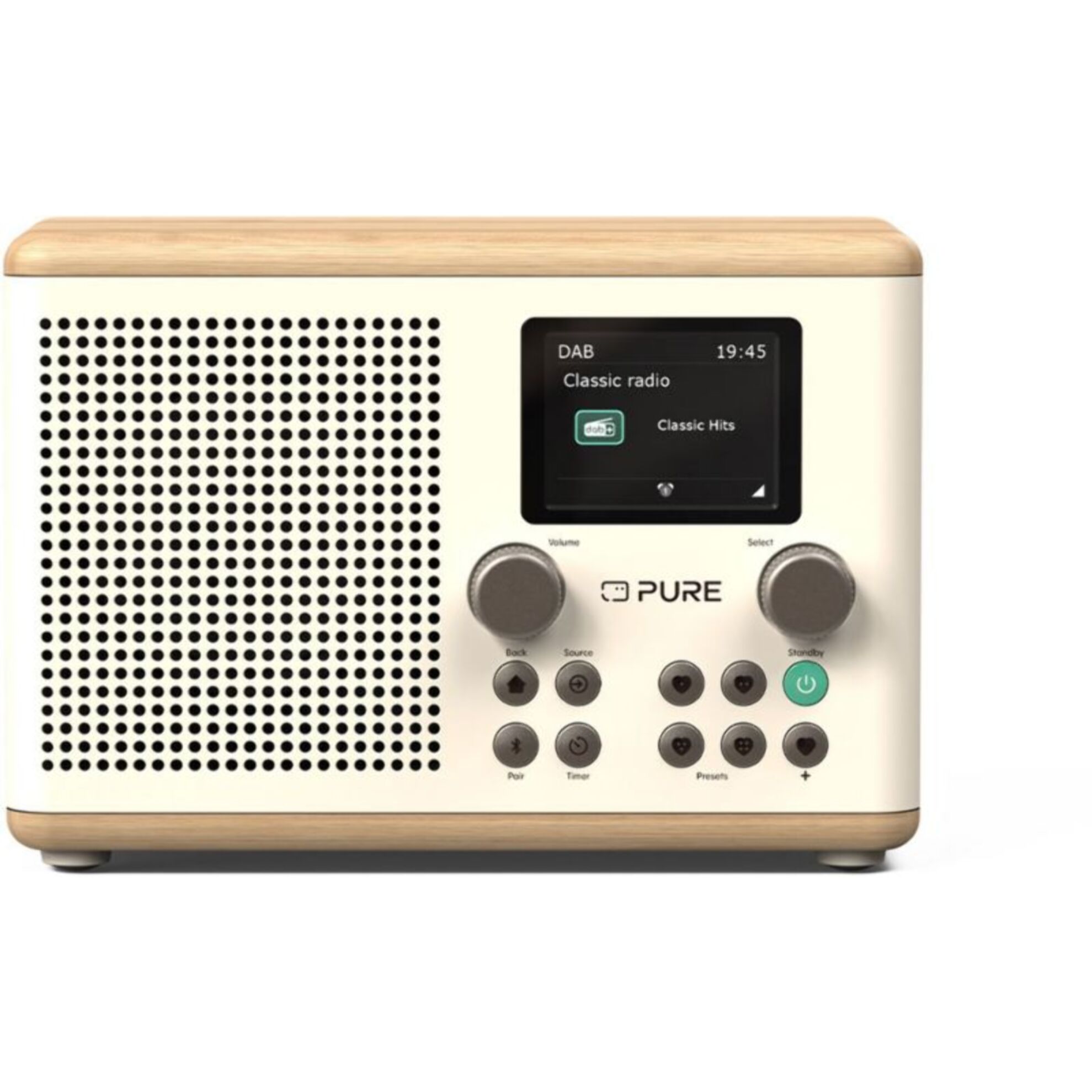 Radio DAB PURE Classic H4 Cotton White