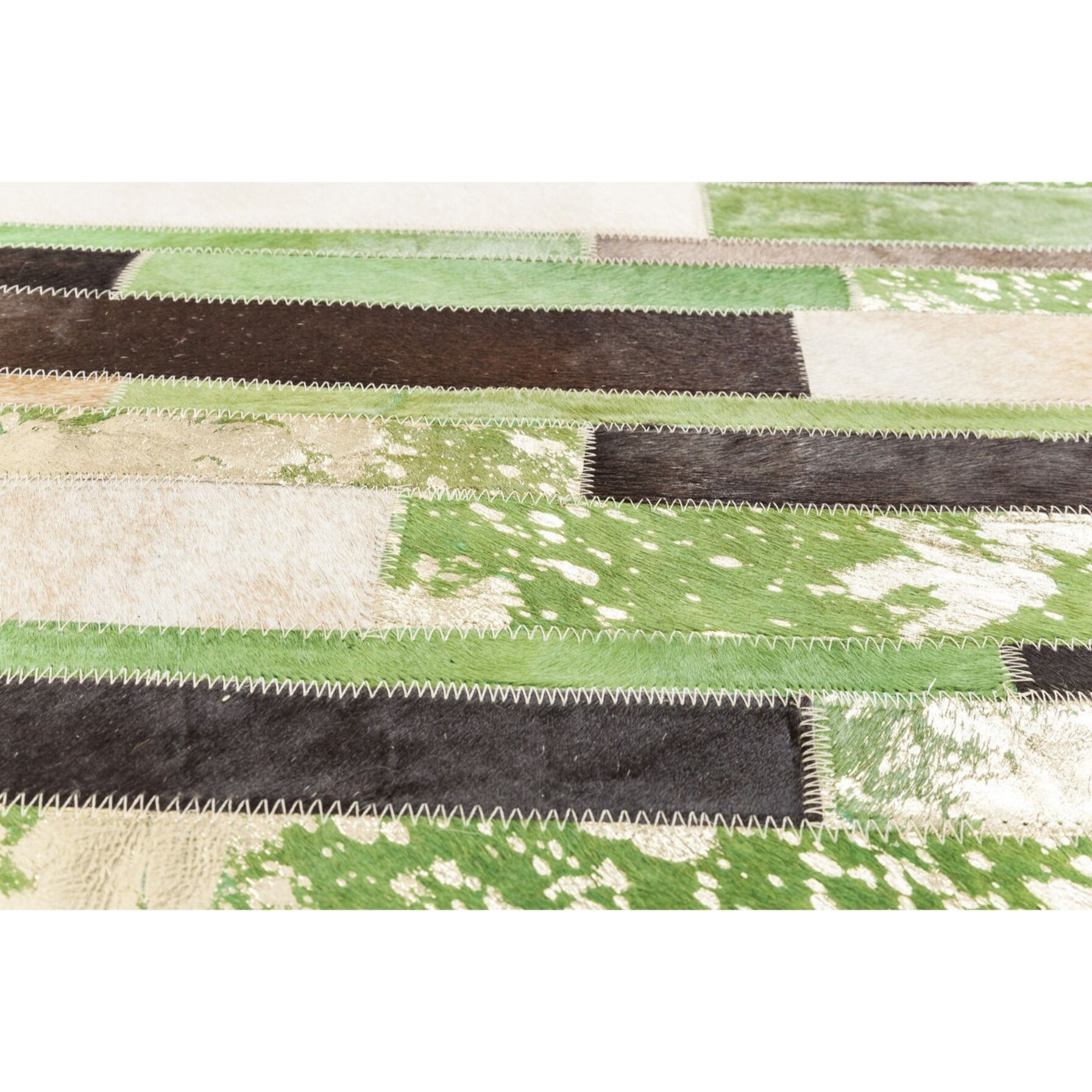 Tapis Brick vert Kare Design