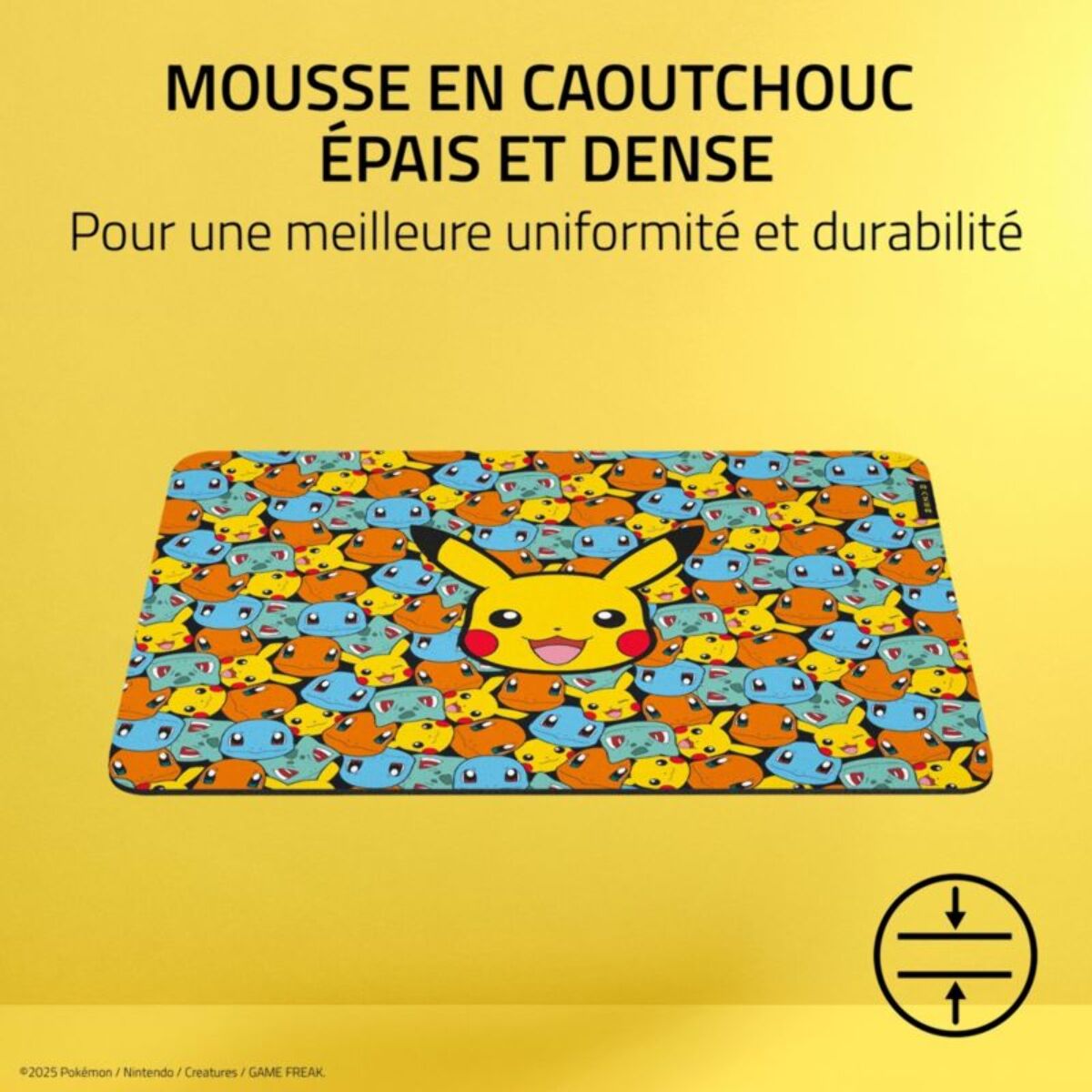 Tapis de souris RAZER GIGANTUS V2 MEDIUM POKÉMON KANTO STARTER