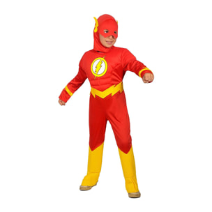 Costume Completo The Flash Bambino Prodotto Originale Dc Comics