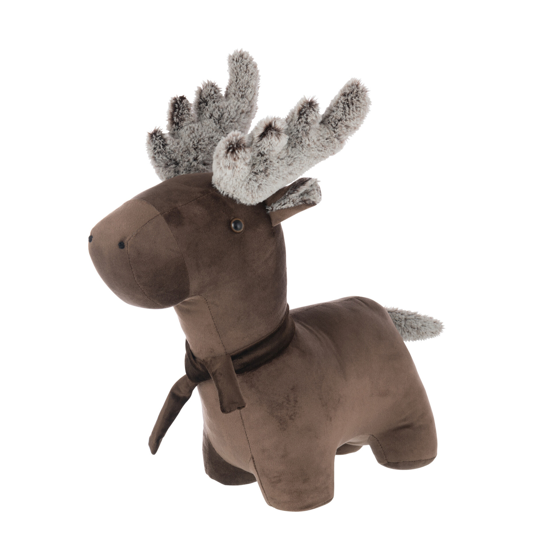 J-Line butoir de porte Renne - polyrésine - brun - large