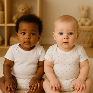 Pack 4 Body Basico Manga Corta