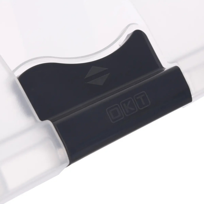 Boîte en plastique transparente 83L "Easy Roll"