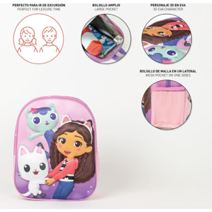 Mochila Infantil 3D Gabby´S Dollhouse