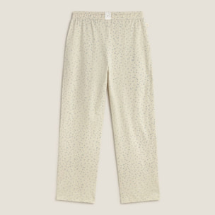 Pantalón de algodón de orgánico estampado floral Donnap color azul Viscosa