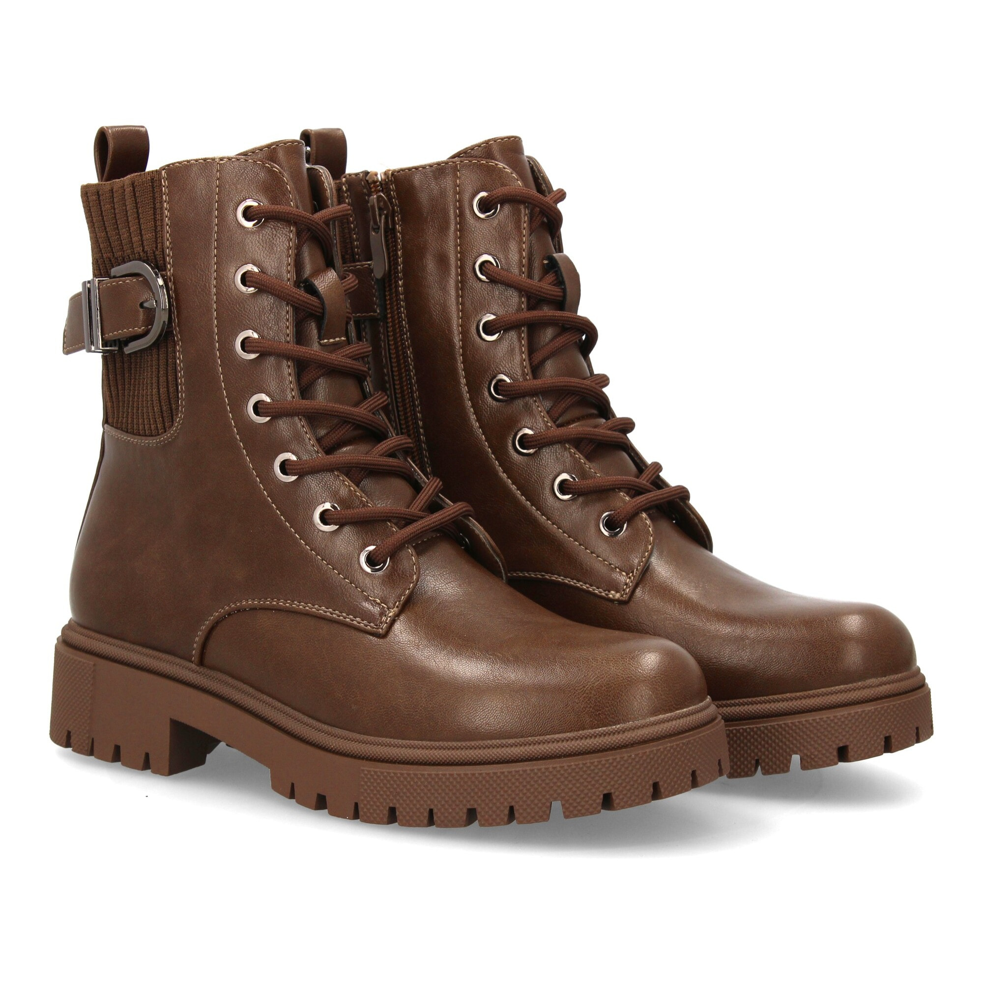 Botines para Mujer, Comodos con Suela Dentada