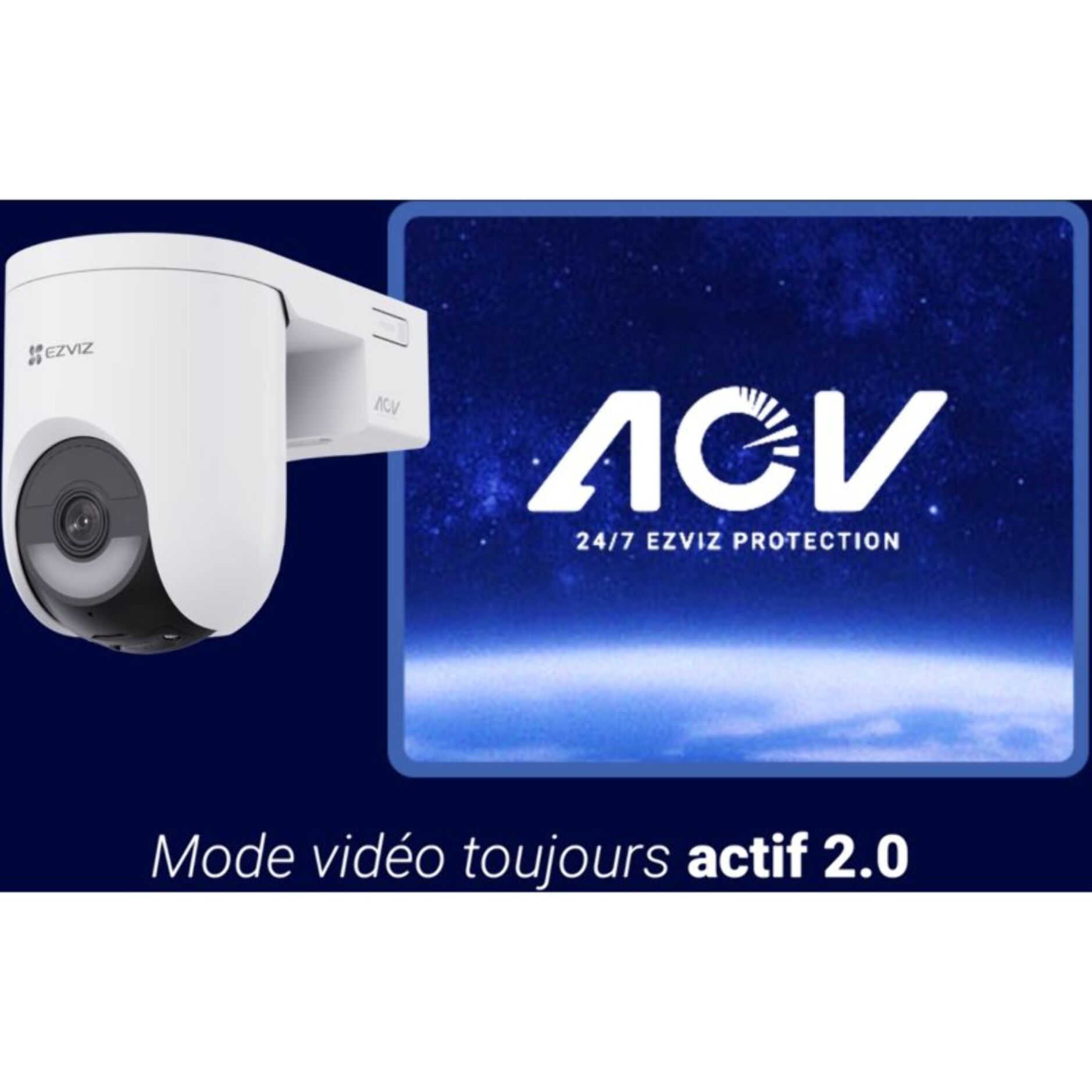 Caméra de surveillance EZVIZ HB8 Lite +5w solar panel