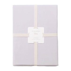 Sábana bajera, 100% algodón, gris claro, scalpers home