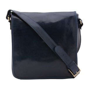 Borsa a tracolla  da uomo In Vera pelle Made in Italy 29x28x9 cm